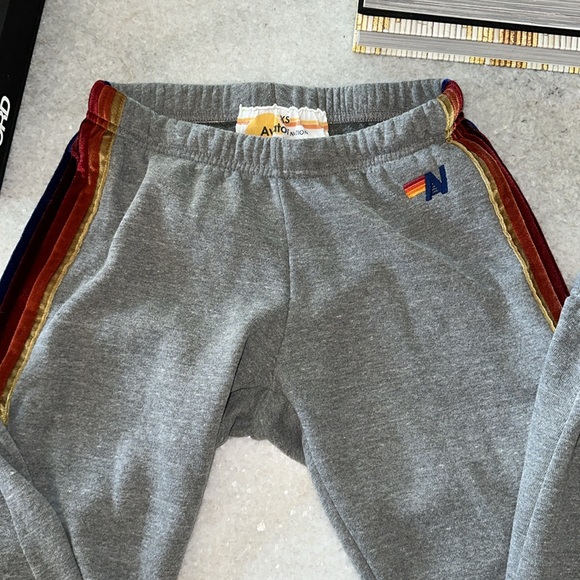 Aviator Nation Velvet Stripe Sweatpants Sz XS - Picture 4 of 4